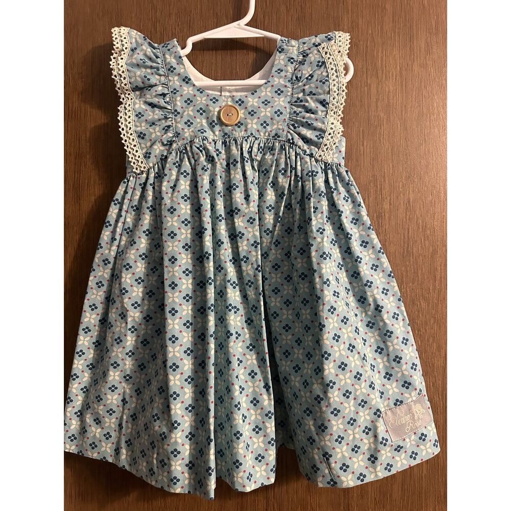 Eleanor Rose Lacey Sz 2 Flutter Top Matching  Bottoms Sz 3 Outfit Classic READ